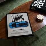 Chiron Pur Sport Car Poster