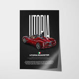 Utopia Roadster Car Poster