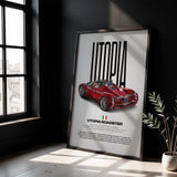 Utopia Roadster Car Poster