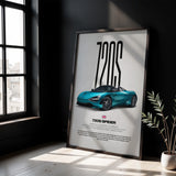 720S Spider Car Poster