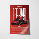 Ferrari F80 Poster