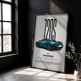 720S Spider Car Poster