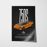750S Car Poster
