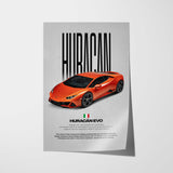 Huracán EVO Car Poster