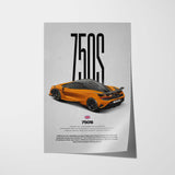 750S Car Poster