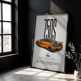 750S Car Poster