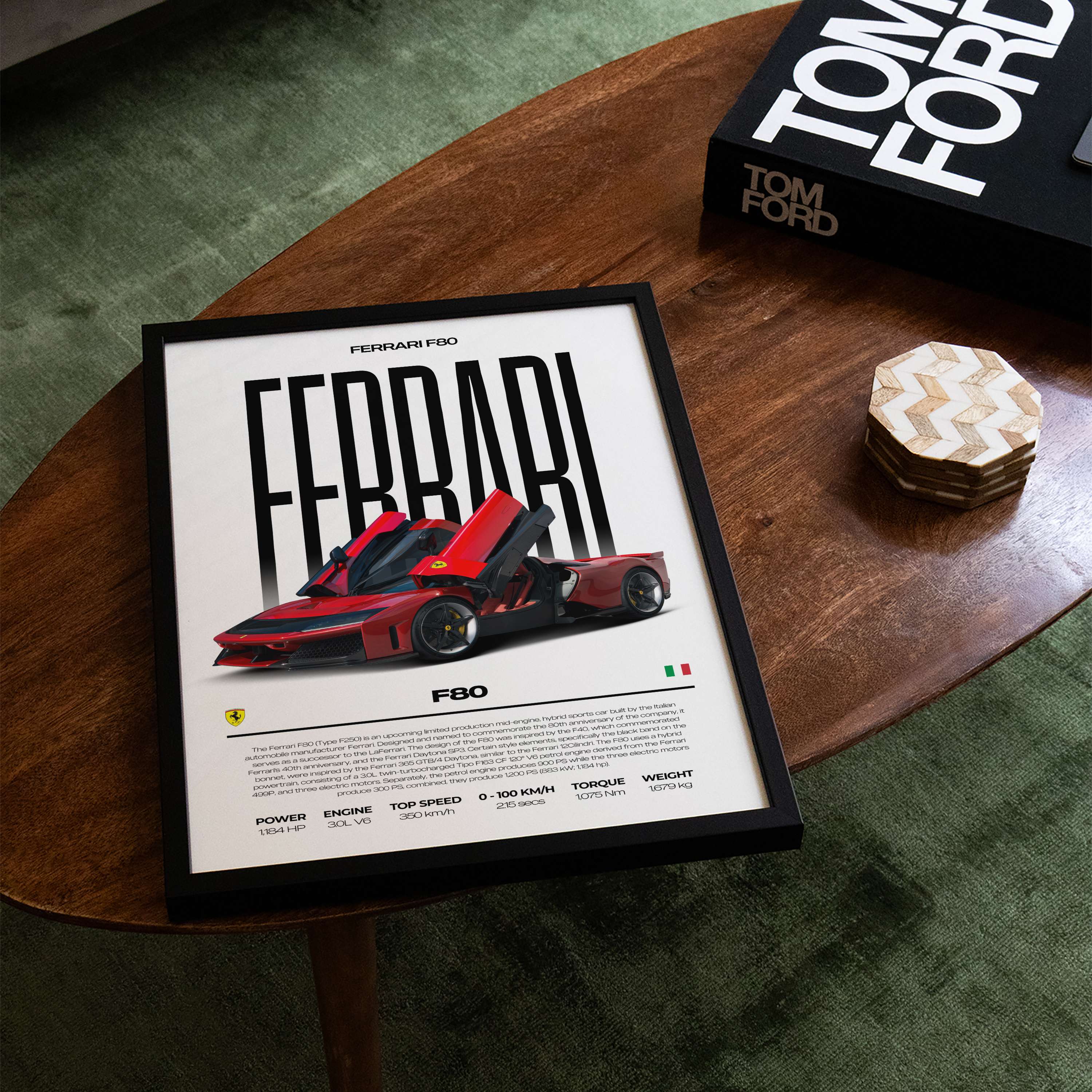 Ferrari F80 Poster