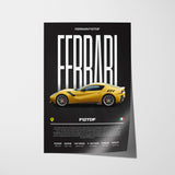 Ferrari F12 TDF Poster