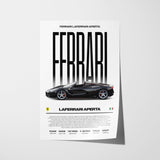 Ferrari LaFerrari Aperta Poster