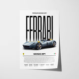 Ferrari Monza SP1 Poster