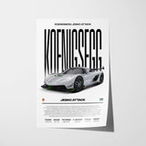 Koenigsegg Jesko Attack Poster