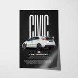 Civic Type R FK2 Car Poster