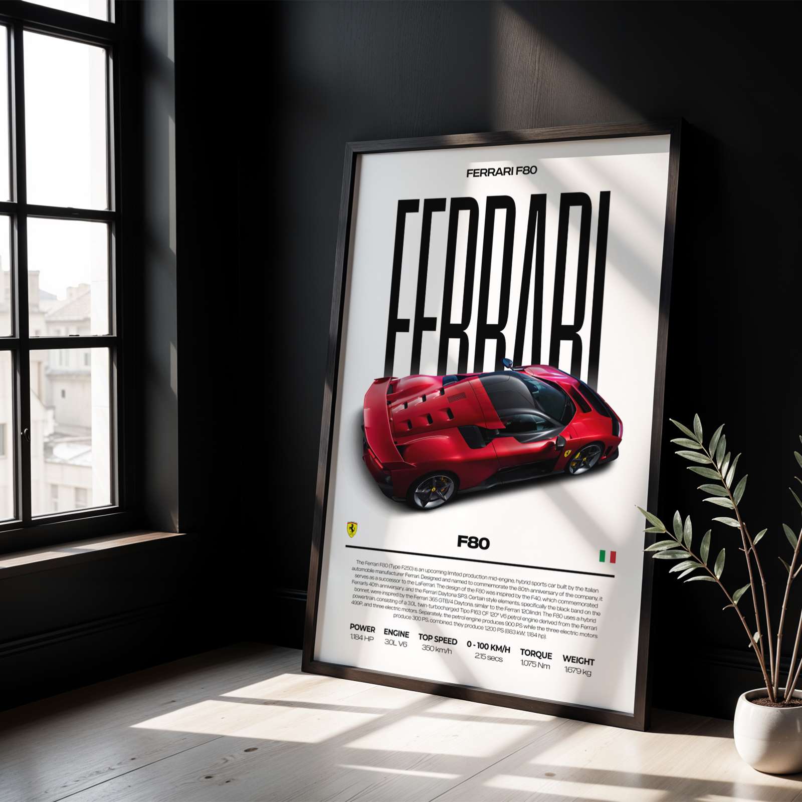 Ferrari F80 Poster