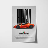 Huracán EVO Car Poster