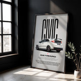 Civic Type R FK2 Car Poster