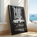 Civic Type R FK2 Car Poster
