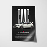 Civic Type R FK2 Car Poster