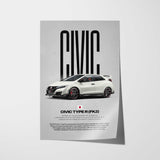 Civic Type R FK2 Car Poster