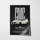 Civic Type R FK2 Car Poster