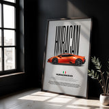 Huracán EVO Car Poster
