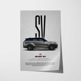 Sport SV Car Poster