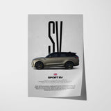 Sport SV Car Poster