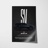 Sport SV Car Poster