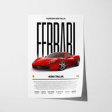 Ferrari 458 Italia Poster