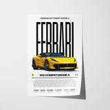 Ferrari 812 Competizione A Poster