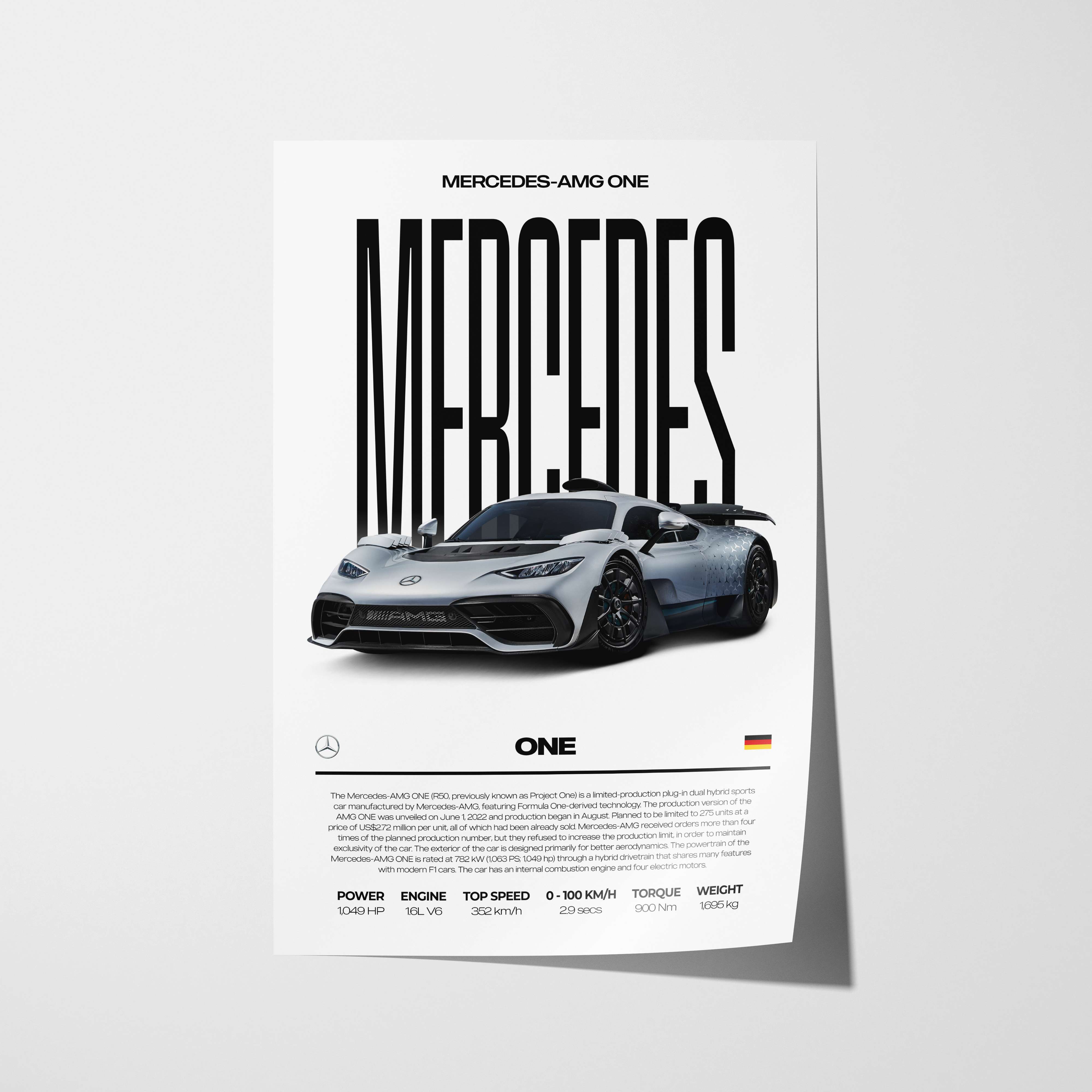 Mercedes-AMG One Poster