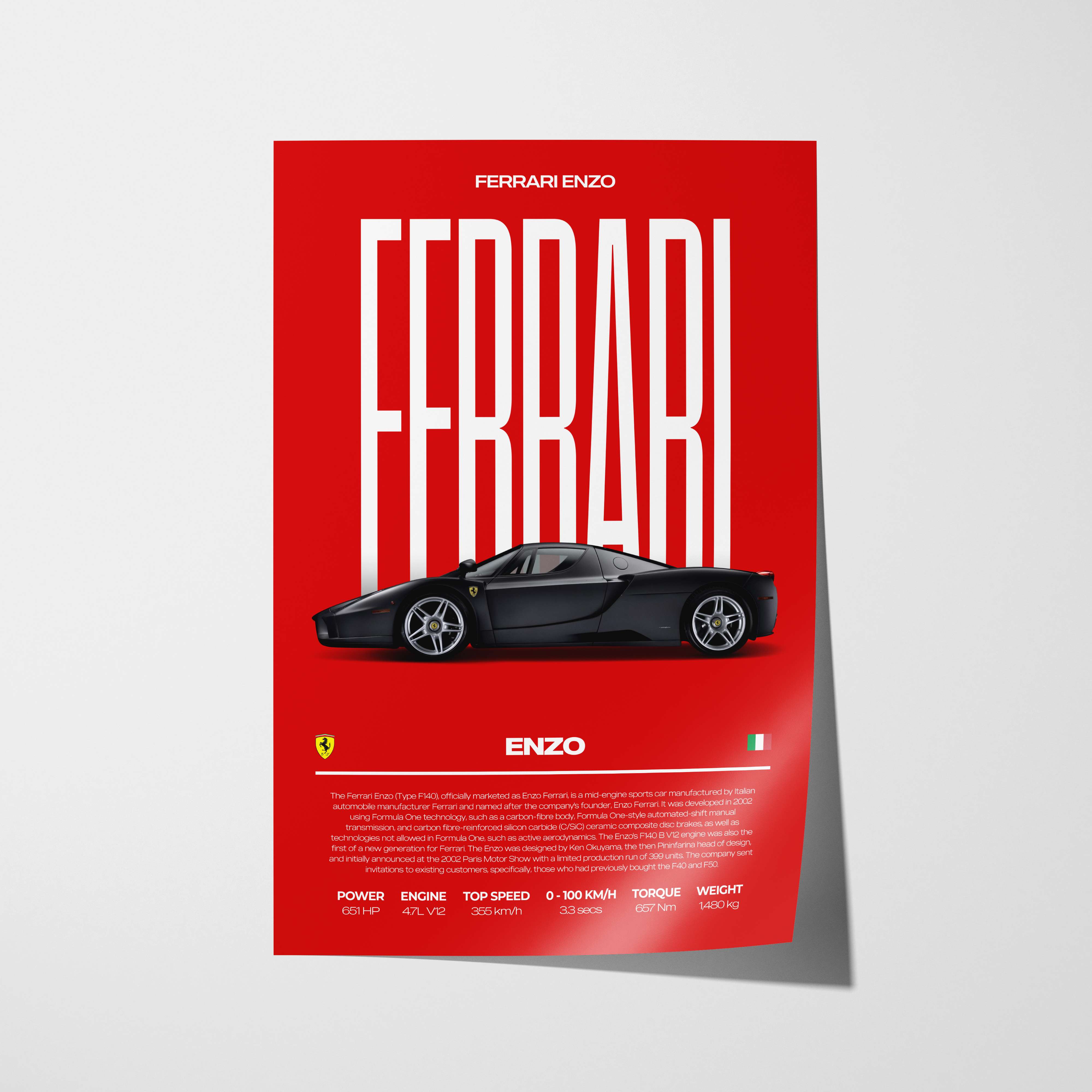 Ferrari Enzo Poster