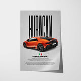 Huracán EVO Car Poster