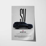 Sport SV Car Poster
