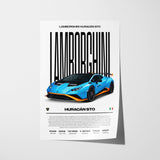 Lamborghini Huracán STO Poster