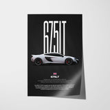 675LT Car Poster