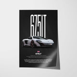 675LT Car Poster