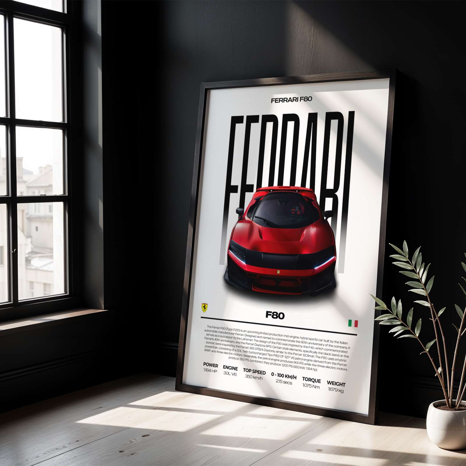 Ferrari F80 Poster