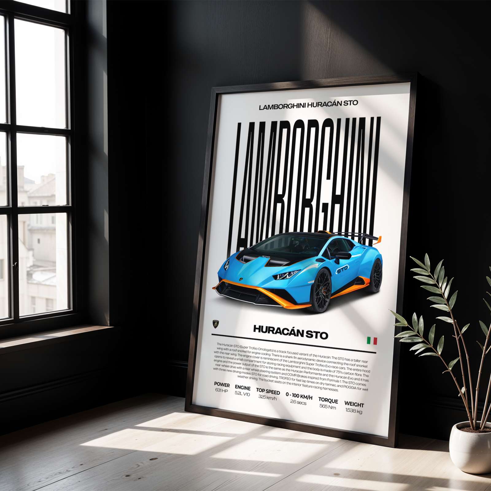 Lamborghini Huracán STO Poster