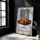 Huracán EVO Car Poster