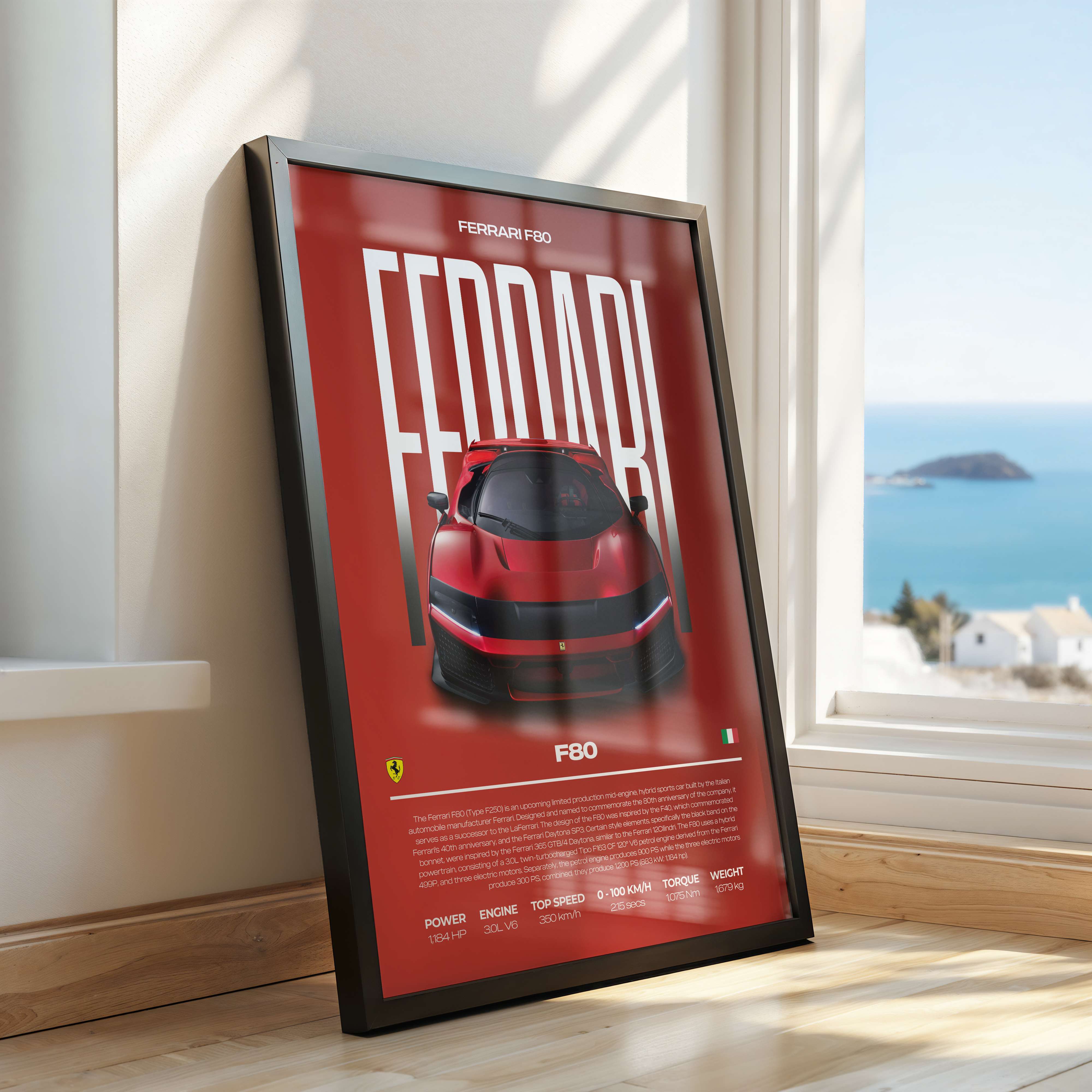 Ferrari F80 Poster