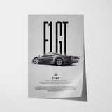 F1 GT Car Poster