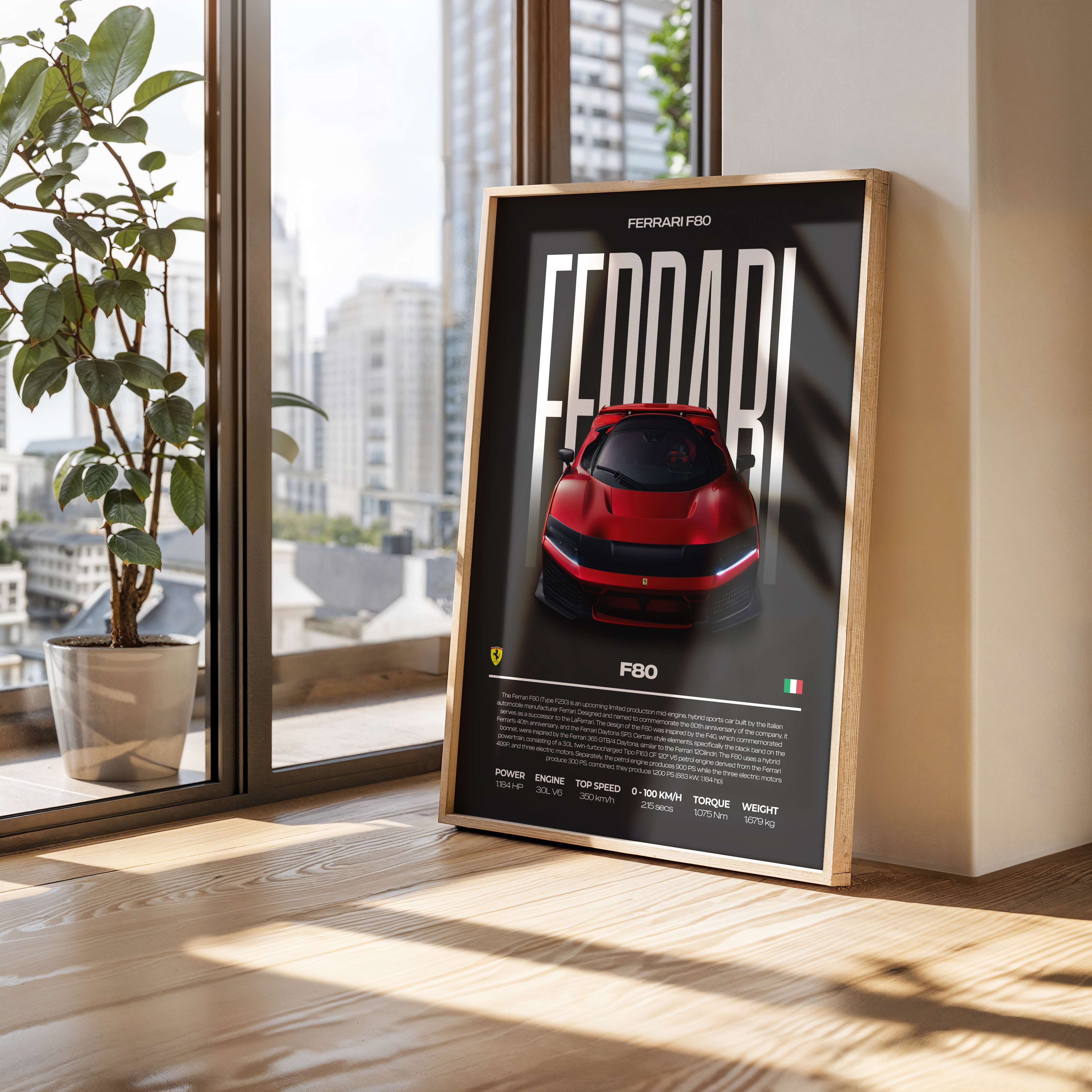 Ferrari F80 Poster