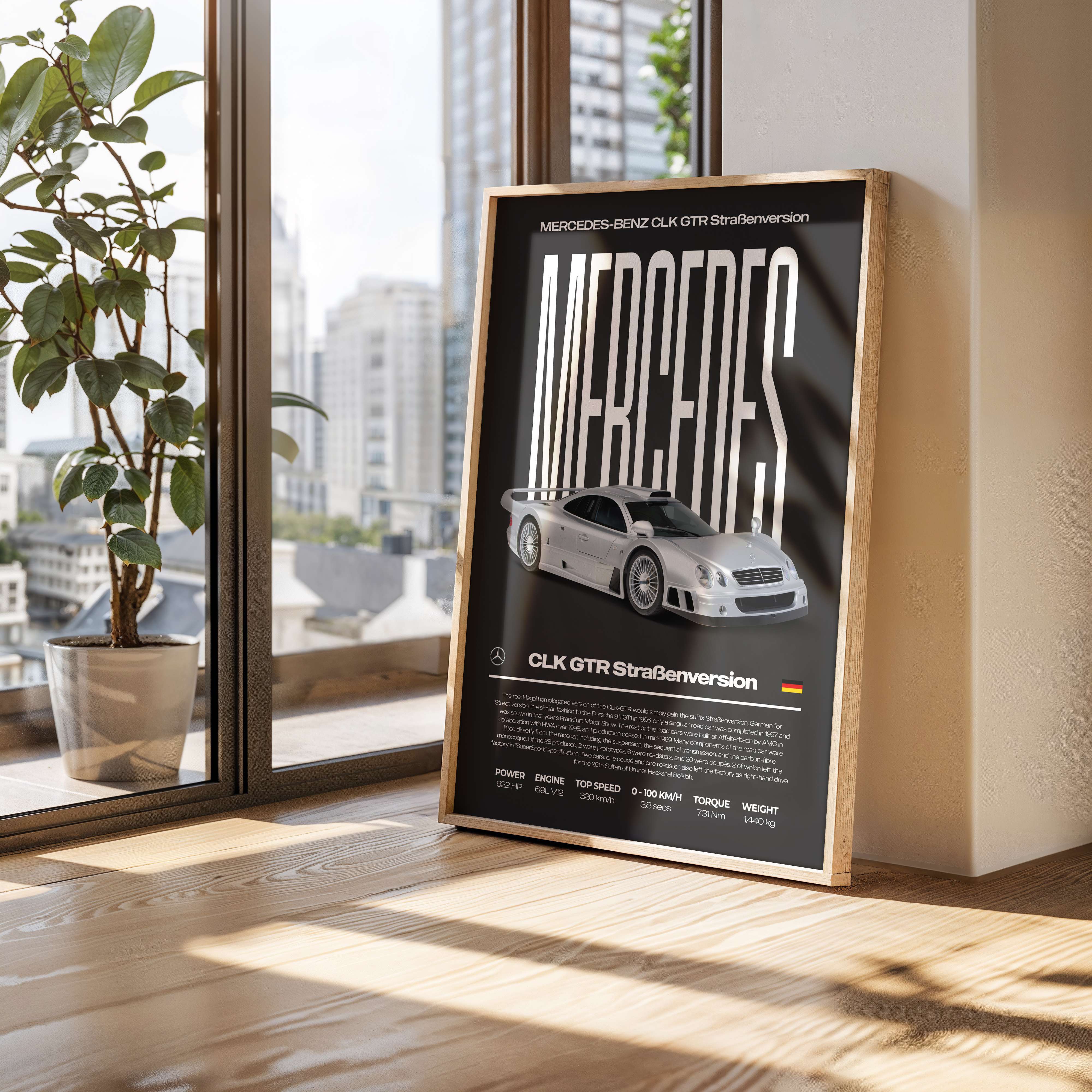 Mercedes-Benz CLK GTR Poster