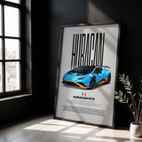 Huracán STO Car Poster