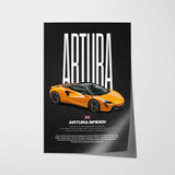 Artura Spider Car Poster