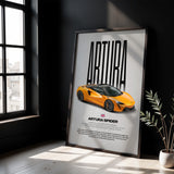 Artura Spider Car Poster