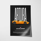 Artura Spider Car Poster