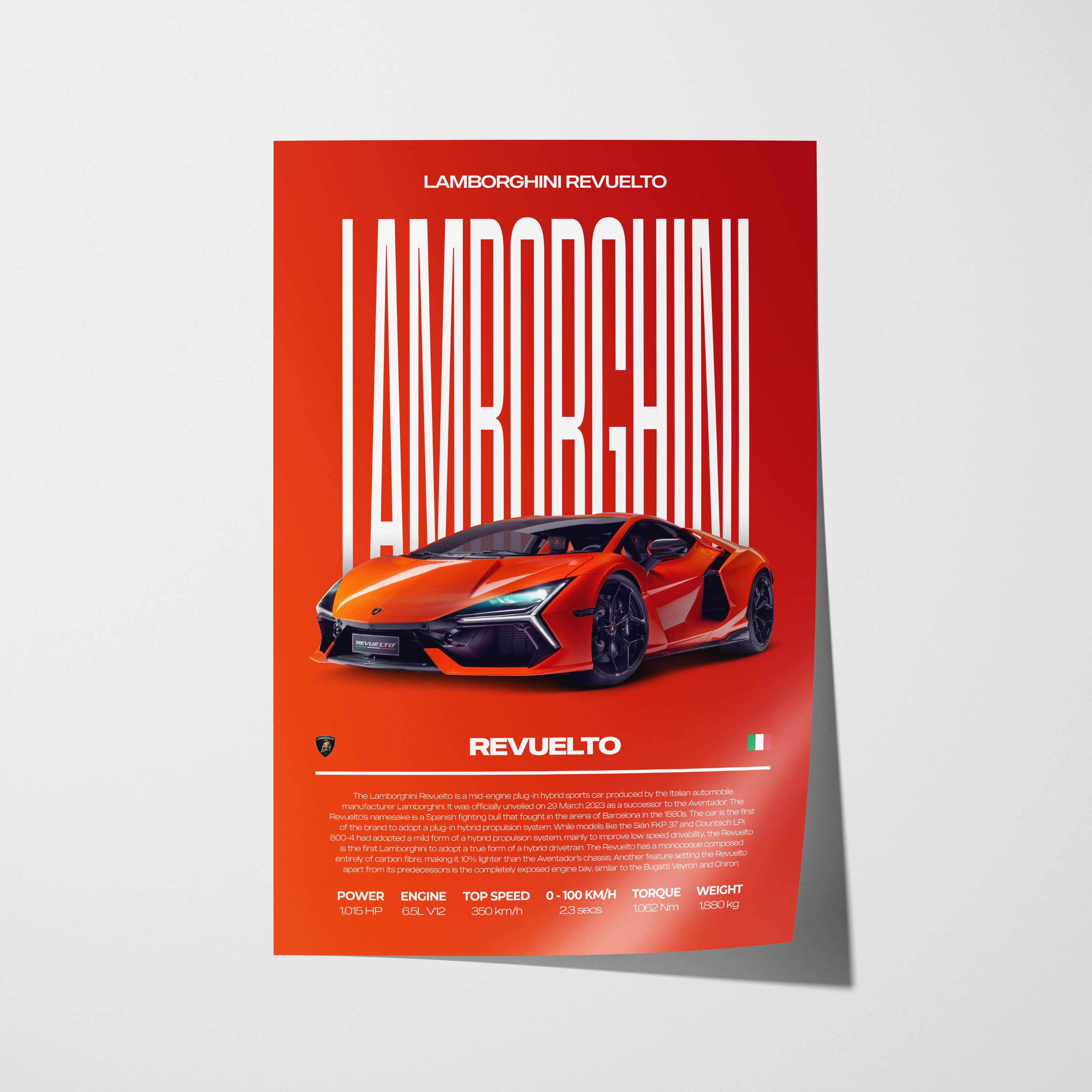 Lamborghini Revuelto Poster