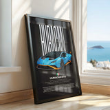 Huracán STO Car Poster