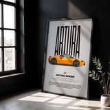 Artura Spider Car Poster